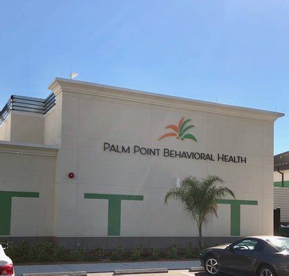 Palm point behavioral health - Palm Point Behavioral Health is a leading behavioral health treatment facility located in Titusville, Florida. They offer confidential and no-cost assessments 24/7 for both inpatient and outpatient services, providing compassionate care with respect and integrity.